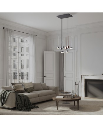 TONIC * COLGANTE 8L RECTANGULAR - GX53 - MULTICOLOR